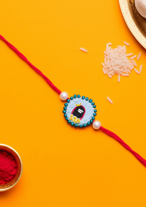 Divine Shivling Hand-Painted Rakhi