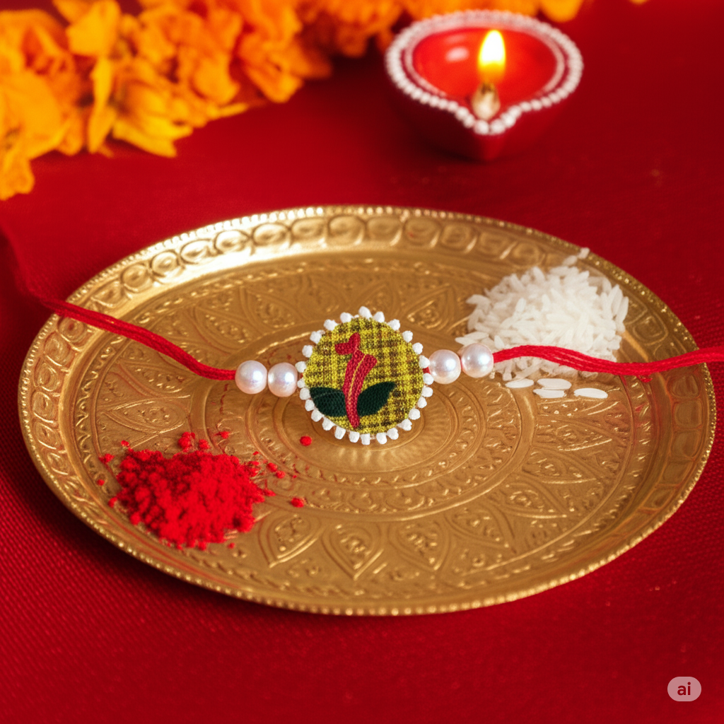 Ganesh Ji Hand-Painted Rakhi