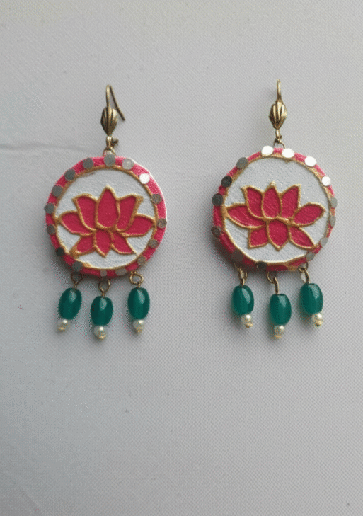 Lippan Lotus Mirror Earrings