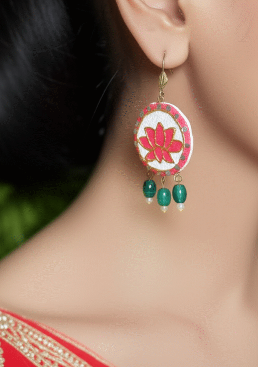 Lippan Lotus Mirror Earrings