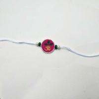 Divine "OM" Hand-Painted Rakhi