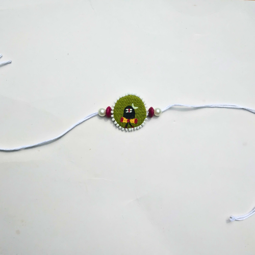 Divine Shiv Ling Hand-Painted Rakhi